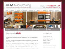 Tablet Screenshot of clmmanufacturing.co.uk